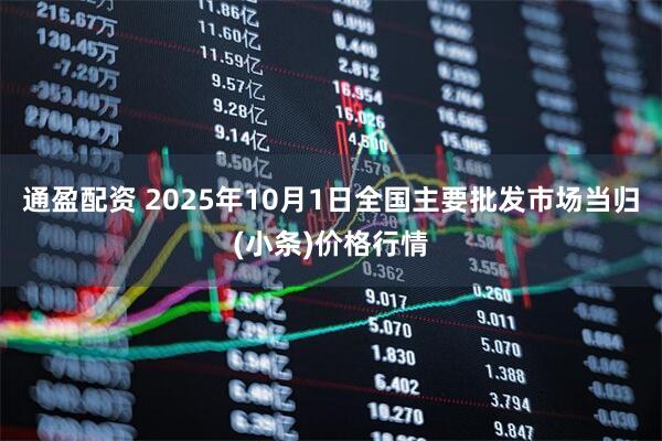通盈配资 2025年10月1日全国主要批发市场当归(小条)价格行情